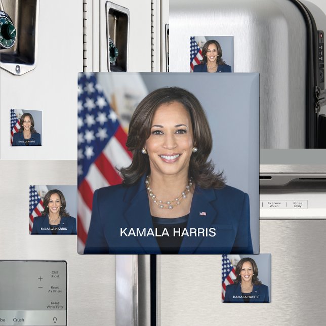 Aimant Vice-président Kamala Harris Portrait officiel (Vice President Kamala Harris Official Portrait Magnet)