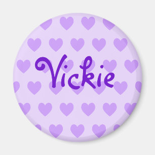 Aimant Vickie en violet