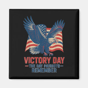 Aimant Victoire Jour Aigle Drapeau Américain - Le Jour Pa