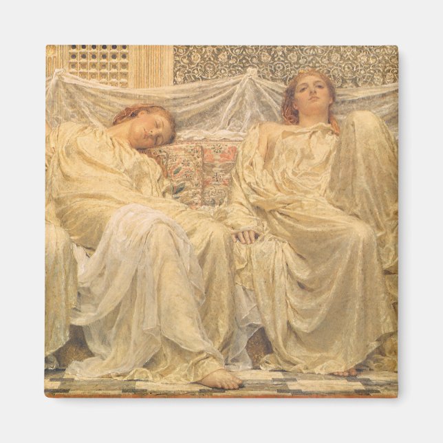Aimant Victorian Art, Dreamers by Albert Joseph Moore (Devant)