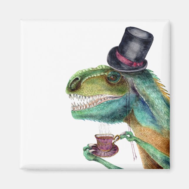 Aimant Victorian Tyrannosaure (Devant)