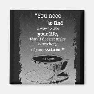 Aimant Vie et valeurs, Existentialisme illustré citation