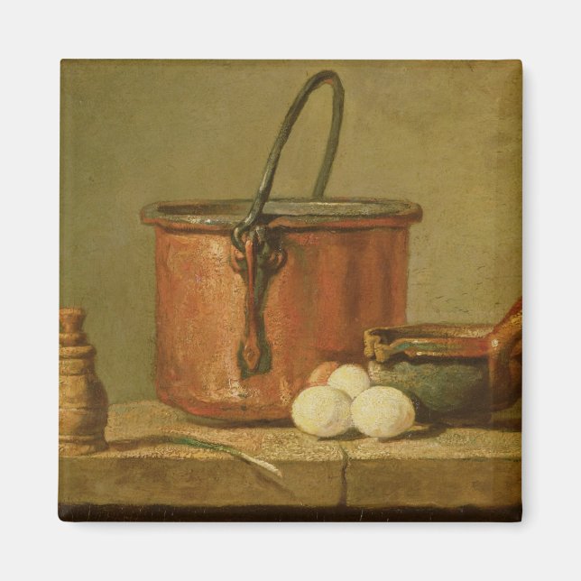 Aimant Vie morte des ustensiles de Cuisine, Cauldron (Devant)