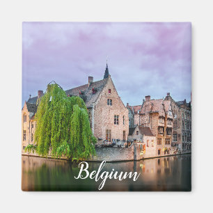Aimant Vieille ville de Bruges et tour du Beffroi