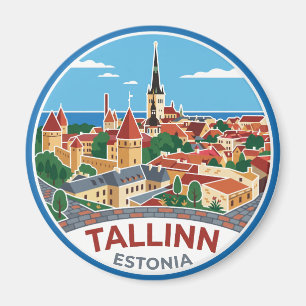 Aimant Vieille ville de Tallinn Estonie