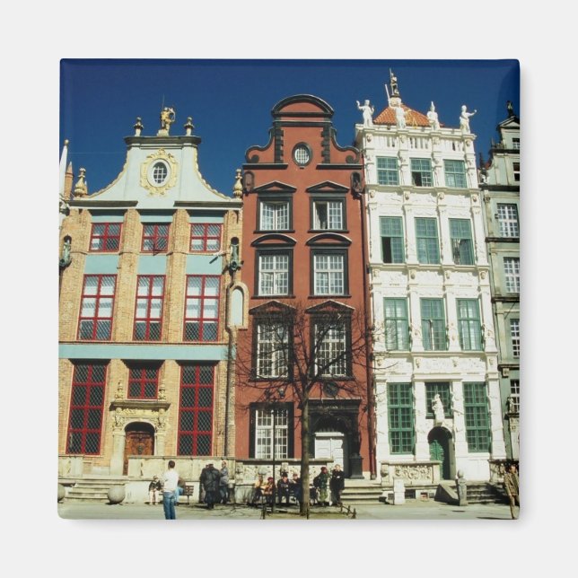 Aimant Vieilles maisons à Gdansk (Devant)