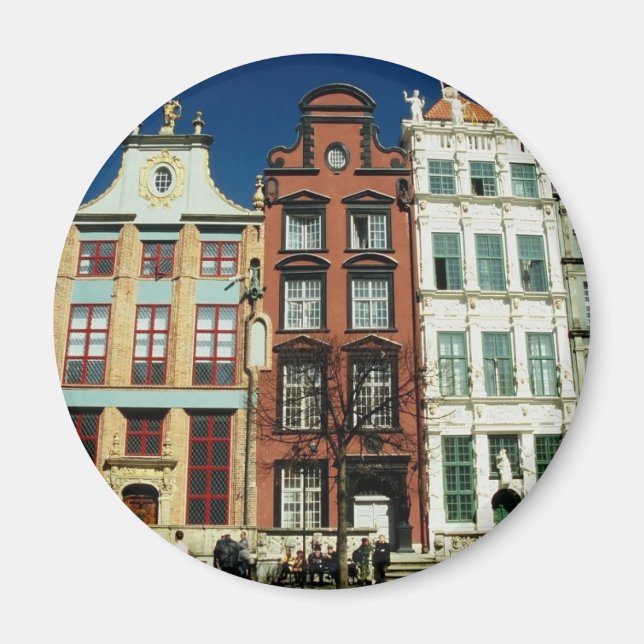 Aimant Vieilles maisons à Gdansk (Devant)