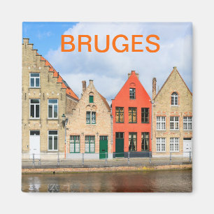 Aimant Vieilles maisons en Bruges, Belgique
