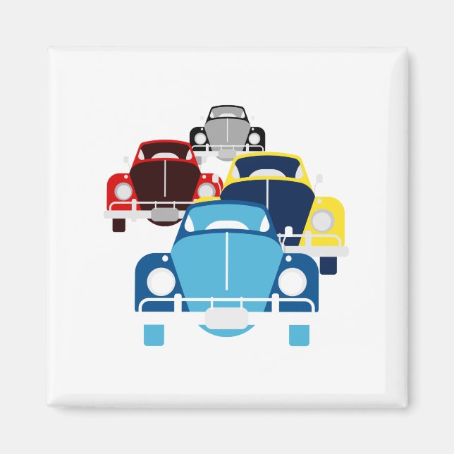 Aimant Vieilles voitures (Devant)