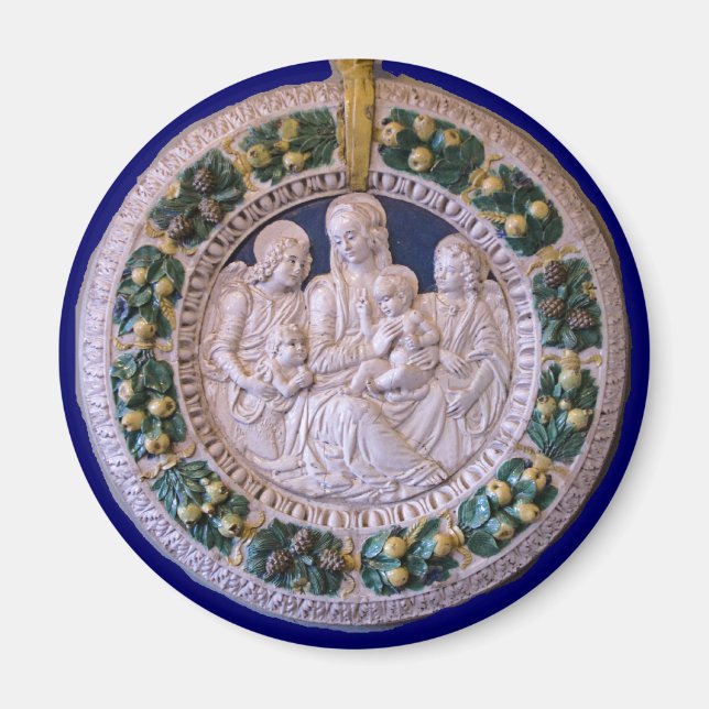 AIMANT VIERGE AVEC ENFANT ET SAINTS (Devant)