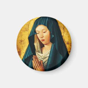 Aimant Vierge dans la prière de Riga