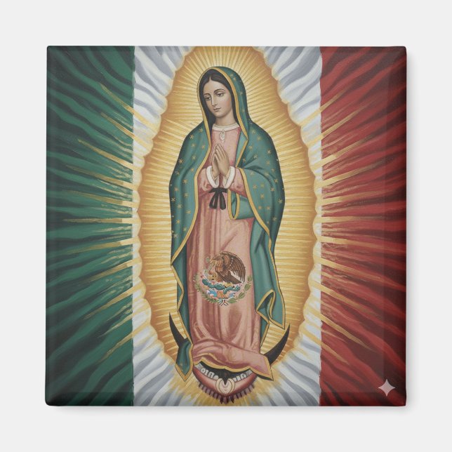 Aimant Vierge de Guadalupe - Mexique (Devant)