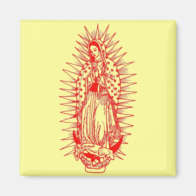 Aimant Vierge de l'aimant de Guadalupe (Devant)