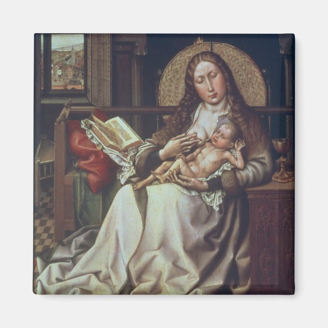 Aimant Vierge et enfant avant un feu, c.1440 (Devant)