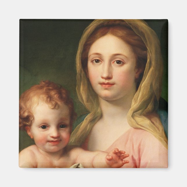 Aimant Vierge et enfant avec deux anges, 1770-73 (Devant)