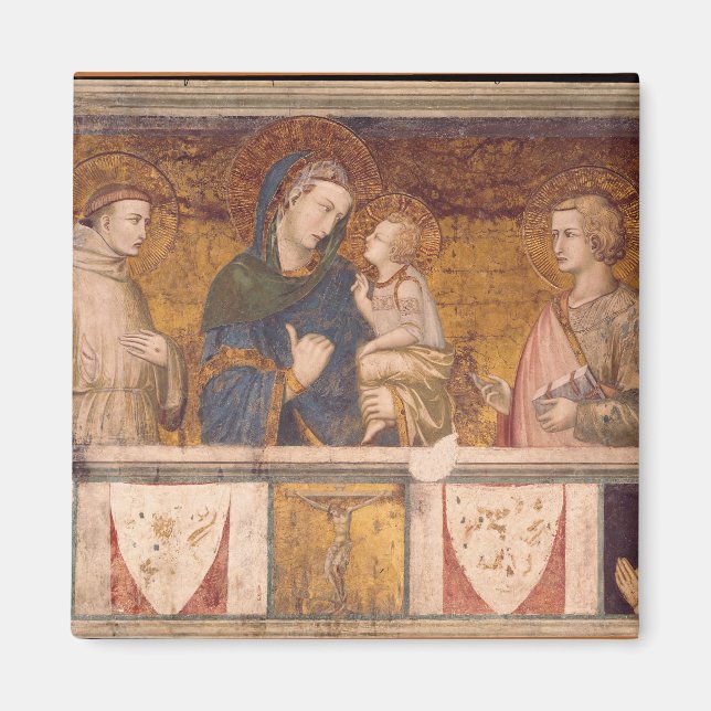 Aimant Vierge et enfant avec saint François et saint Jean (Devant)