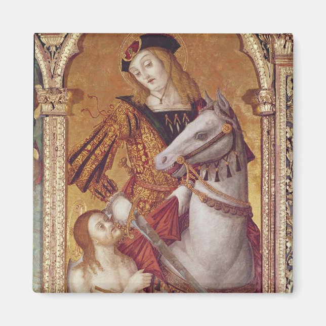 Aimant Vierge et enfant avec SS. Gregory et Martin (Devant)