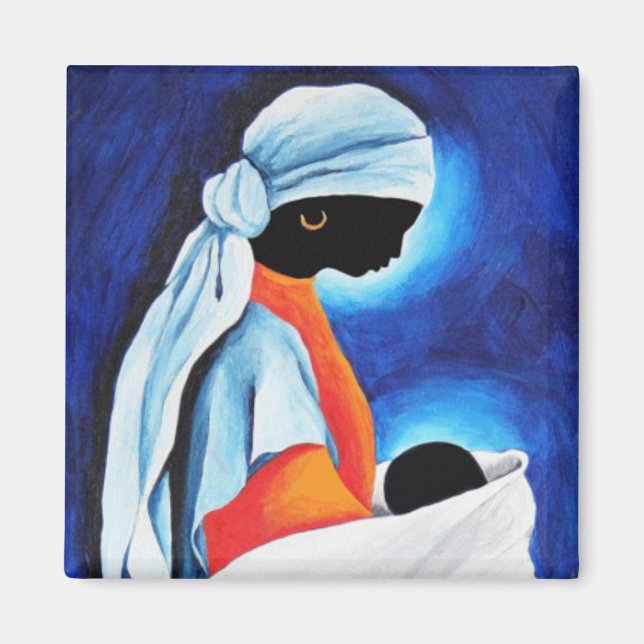 Aimant Vierge et enfant - Fils bien-aimé 2008 (Devant)