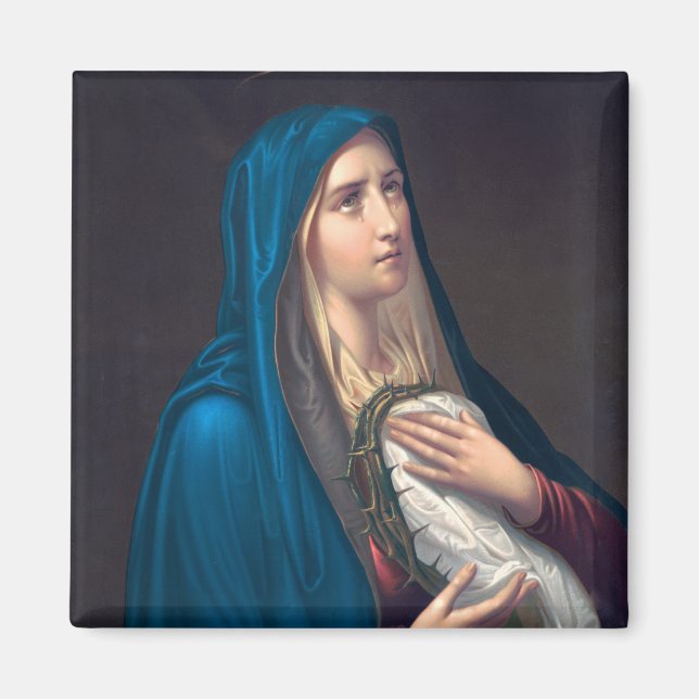 Aimant Vierge Marie pleurant, E. Steinmann (Devant)