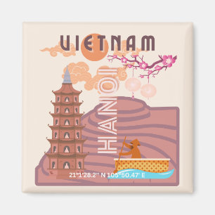 Aimant Vietnam Travel Art