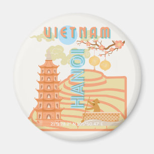Aimant Vietnam Travel Art