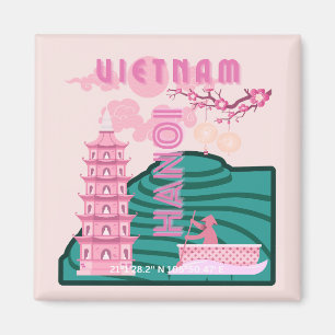 Aimant Vietnam Travel Art