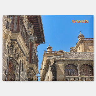 Aimant Vieux centre de la ville de Grenade en Espagne, vo
