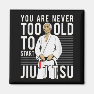 Aimant Vieux Homme de Jiu Jitsu Brésilien