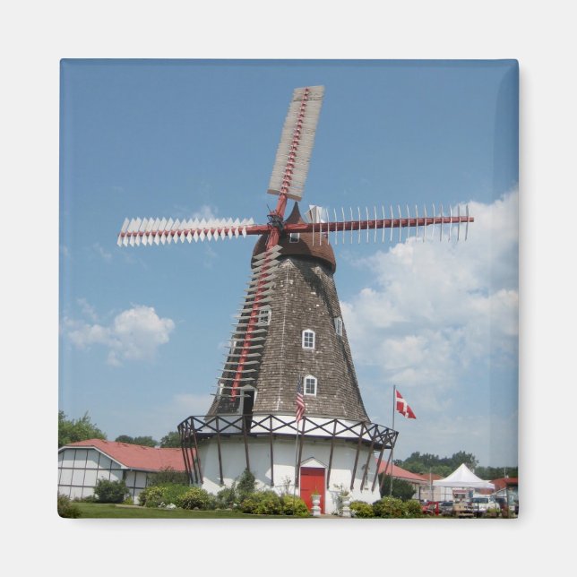 Aimant Vieux moulin à vent de l'Iowa (Devant)