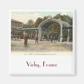 Aimant Vieux Parc, Vichy, France Vintage