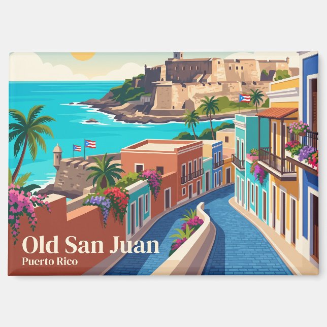 Aimant Vieux San Juan Porto Rico (Recto)