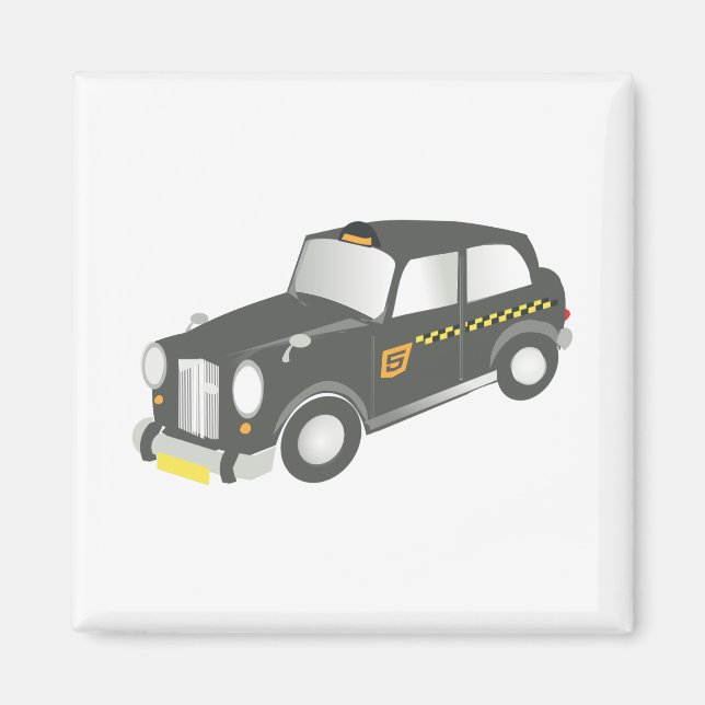 Aimant Vieux Taxi (Devant)