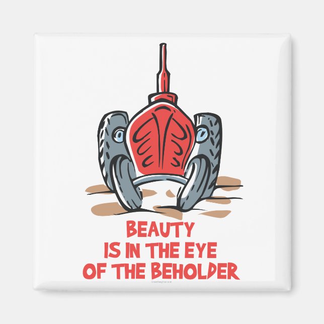 Aimant Vieux tracteur (Devant)