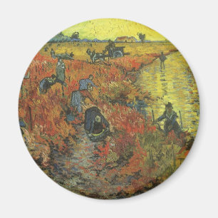 Aimant Vigne rouge de Vincent van Gogh