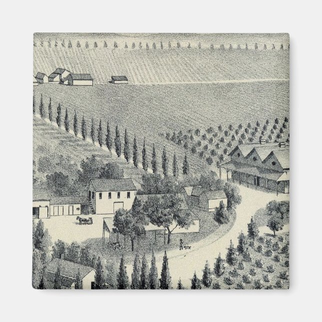 Aimant Vignoble Eggers, Fresno (Devant)