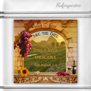 Aimant Vignoble italien classique automne Enregistrer la