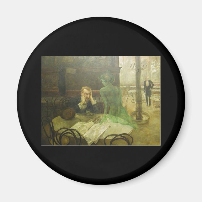 Aimant Viktor Oliva Absinthe Drinker (Devant)