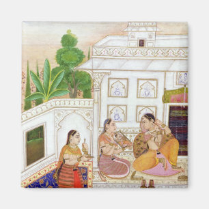 Aimant Vilaval Ragini : Femme à sa toilette