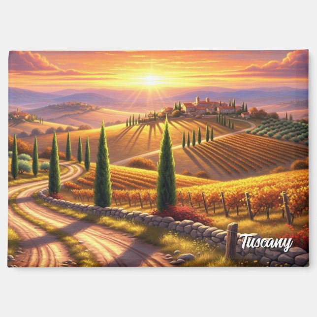 Aimant Villa italienne toscane (Recto)