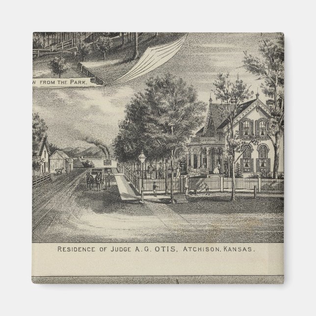 Aimant Villa Otis Price, Kansas (Devant)