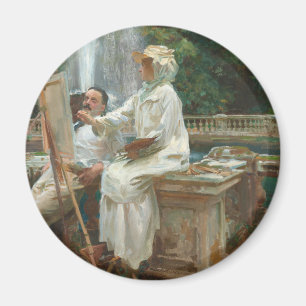 Aimant Villa Torlonia à Frascati, Italie par Sargent