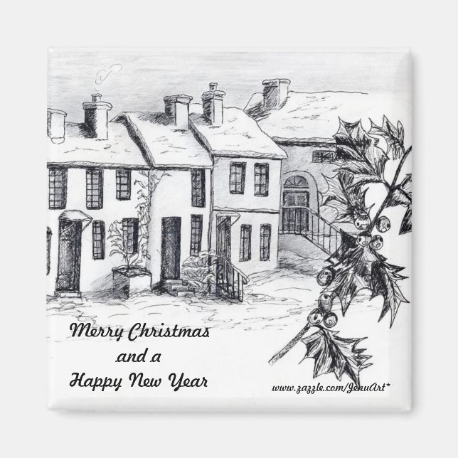 Aimant Village à Neige (Devant)