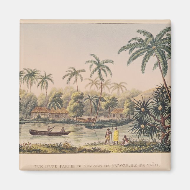 Aimant Village de Matavae, Tahiti (Devant)