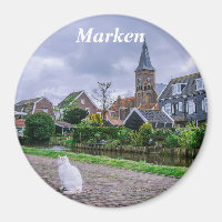 Village de pêcheurs traditionnel Marken à Pays-Bas