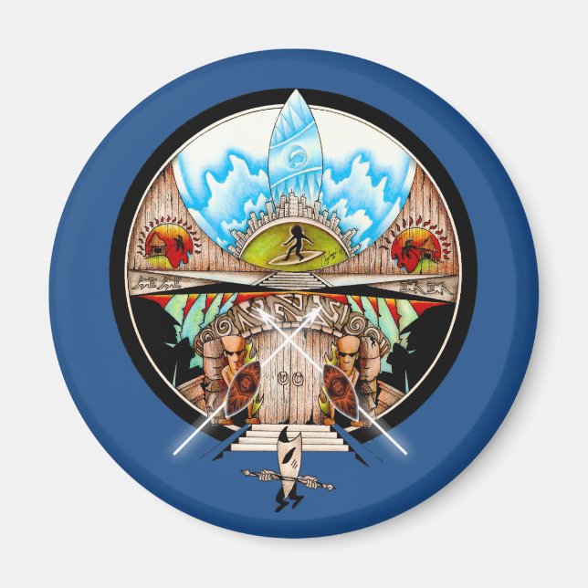 Aimant Village de Tiki (Devant)