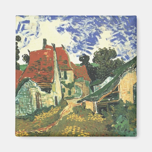 Aimant Village Street à Auvers par Vincent van Gogh (Devant)