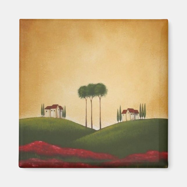 Aimant Villas toscanes et pavois (Devant)