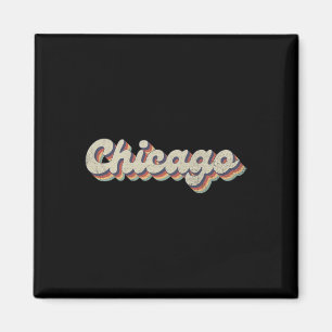 Aimant Ville américaine des années 70 80 - Chicago vintag