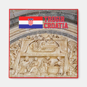 Aimant Ville antique de Trogir en Croatie, voyage