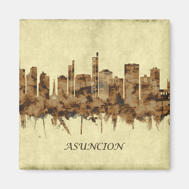 Aimant Ville d'Asuncion Paraguay (Devant)